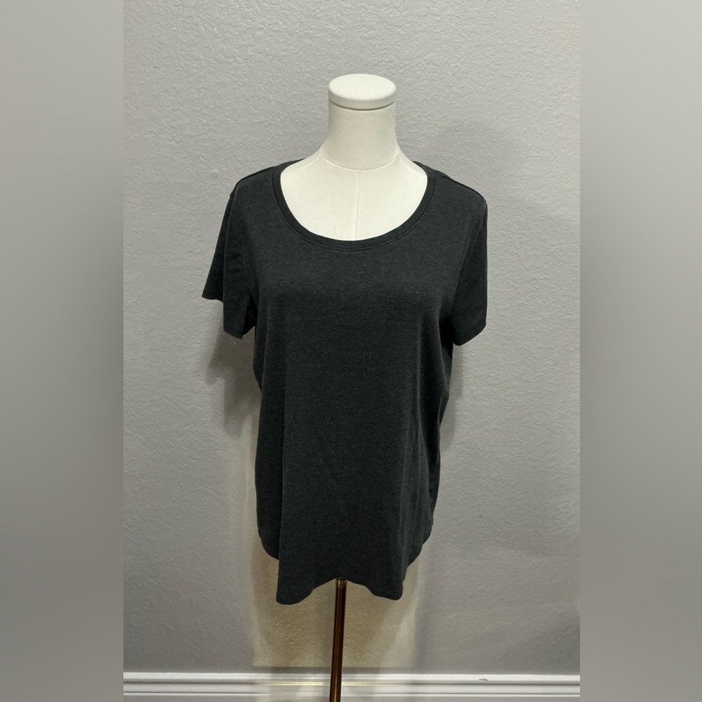 Classic Grey Women's Scoop Neck Top